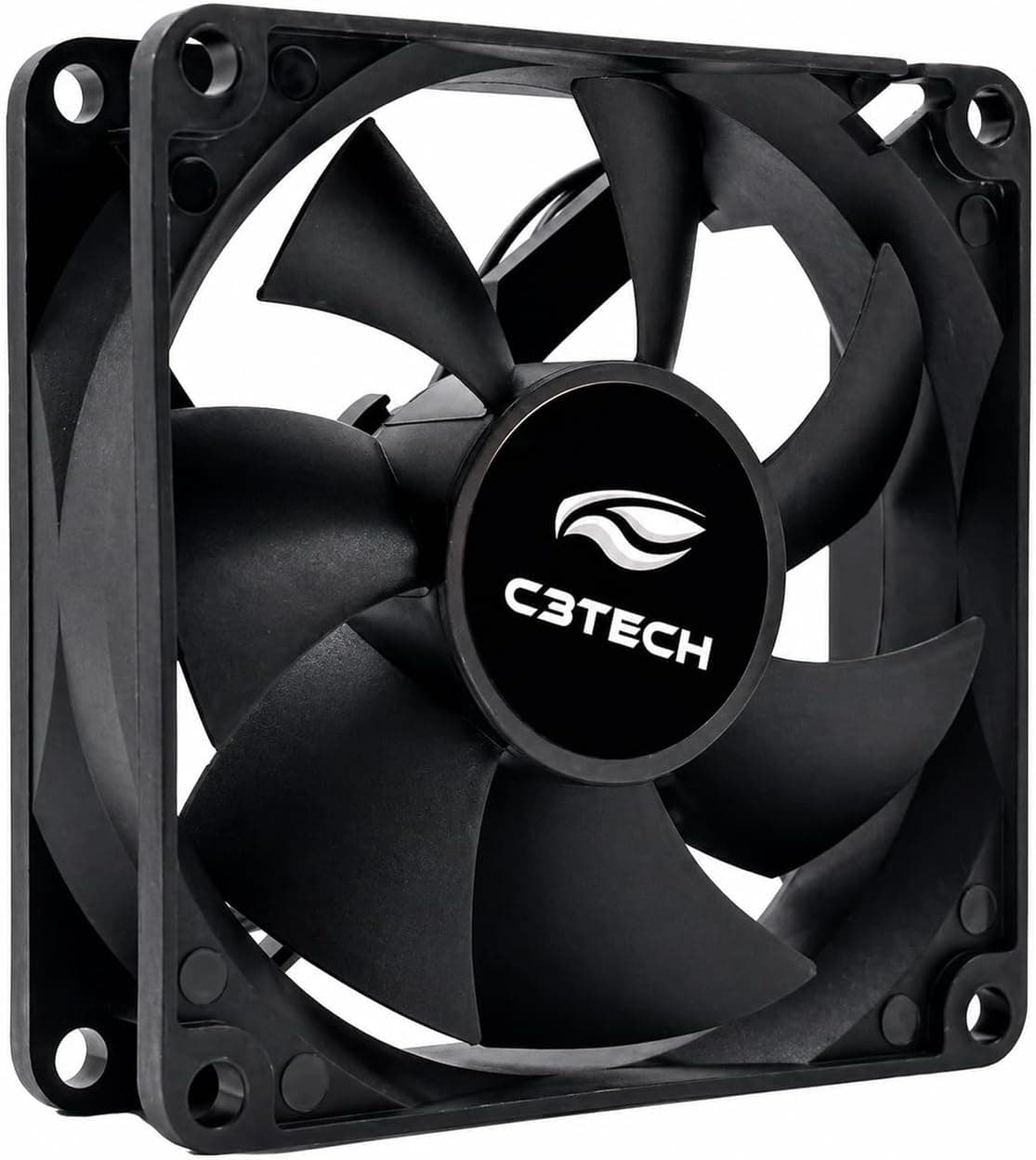 Cooler Fan C3Tech Storm F7-100BK 120mm Silencioso para PC Gamer