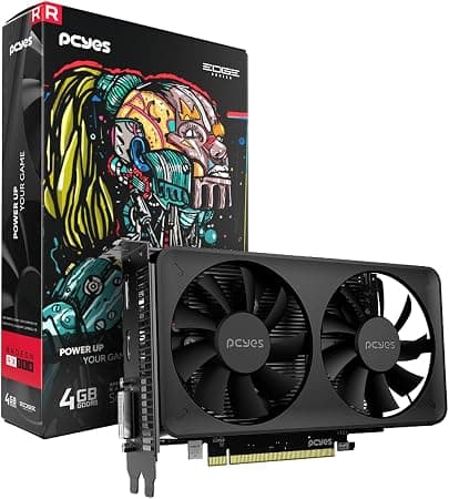 PCYES GPU RX 550 4GB GDDR5 128 Bits Dual-Fan Projeto Edge - PVEX5504GBDF