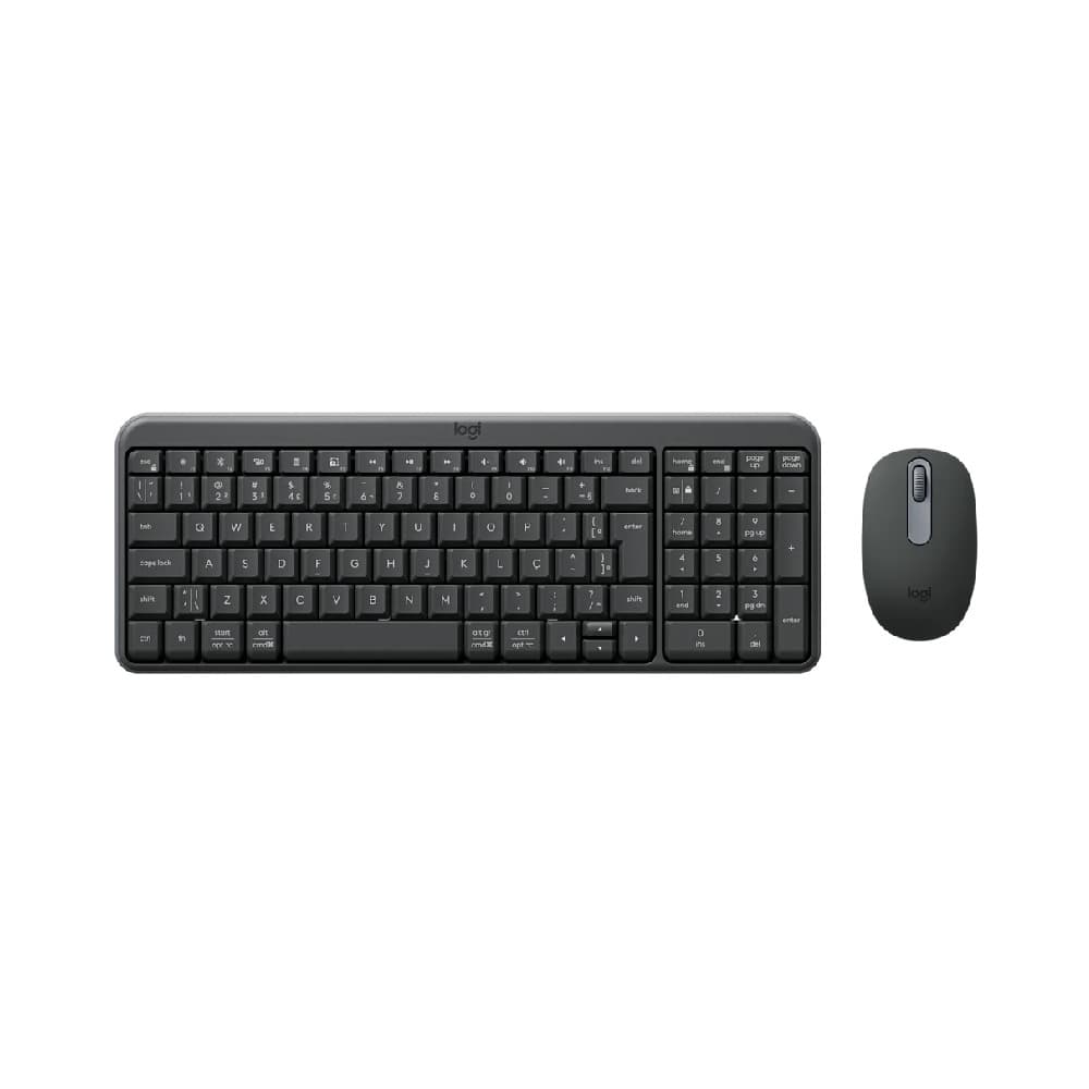 Kit Teclado e Mouse Logitech MK250 Bluetooth Grafite - 920-013516